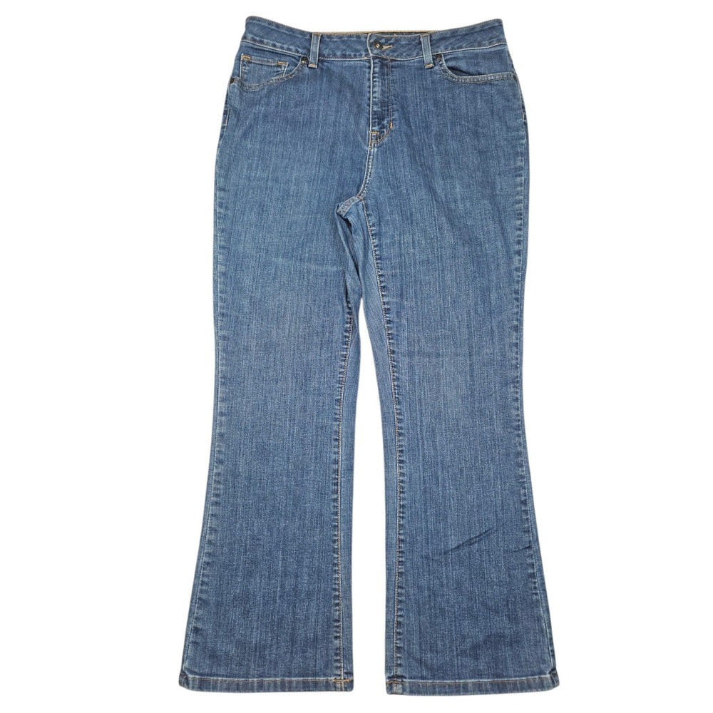 L.L. Bean VTG Classic Fit Denim Jeans Medium Wash Blue Sz 12 Pet 286351